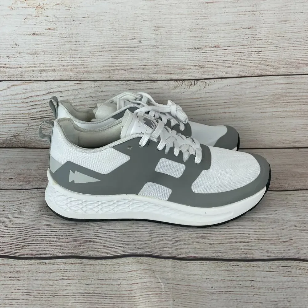 Go Ruck Rough Runner Mens Sz 8 Running Shoes White Speed Grey Raven - Picture 5 of 11